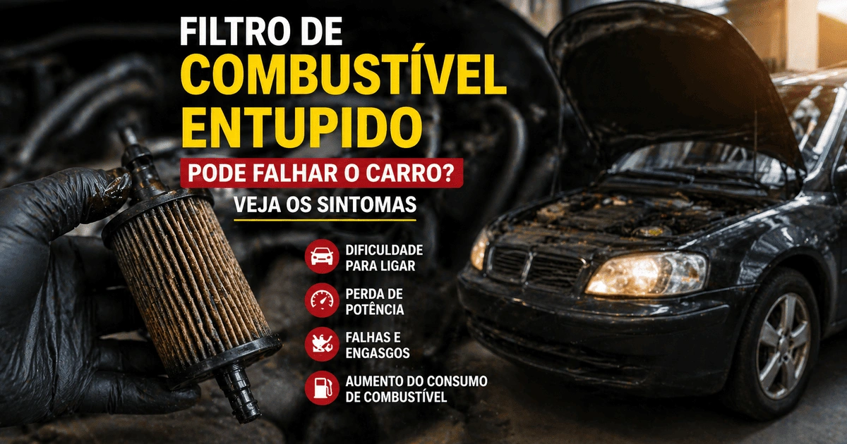 Filtro de Combustível Entupido Pode Falhar o Carro