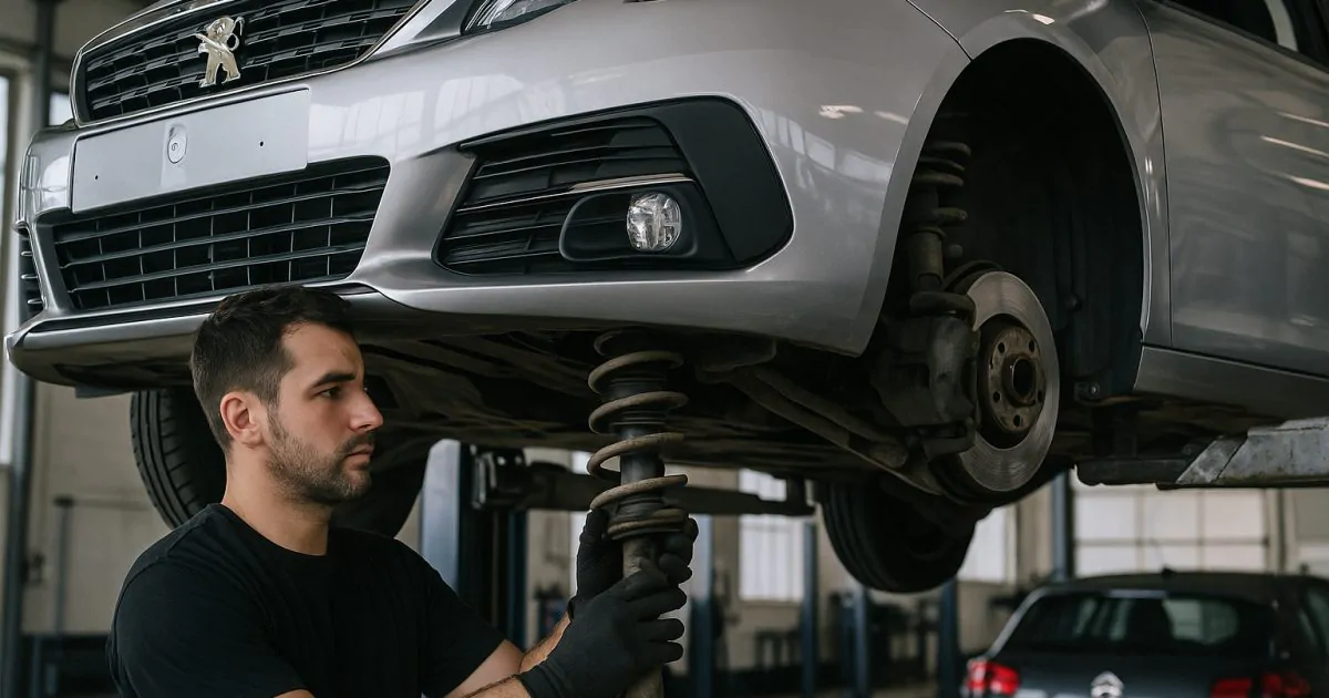 Como Identificar e Resolver Problemas de Suspensão em Veículos Peugeot e Citroën