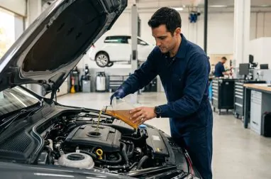 Troca de óleo de motor e filtros para veículos multimarcas na oficina Flafersa